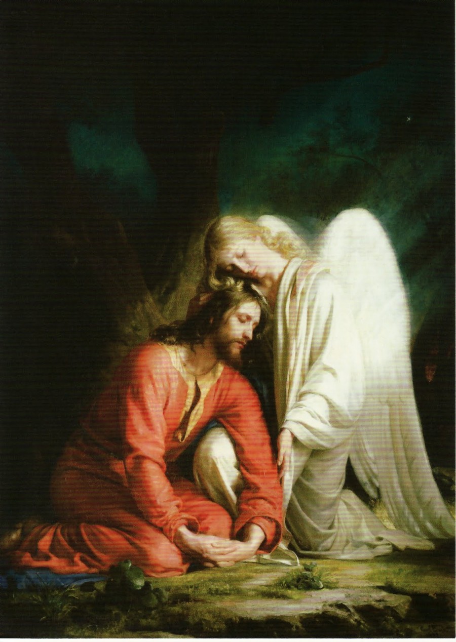 Gethsemane with angel